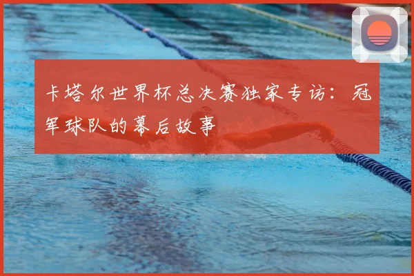卡塔尔世界杯总决赛独家专访：冠军球队的幕后故事